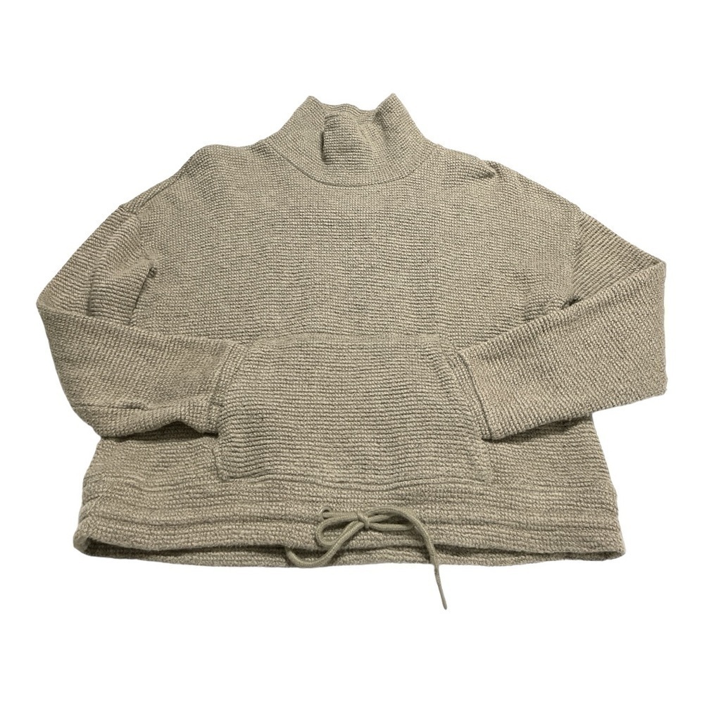 90 Degree by Reflex Olive Green Cowl Neck Sweater size L - Picture 6 of 12